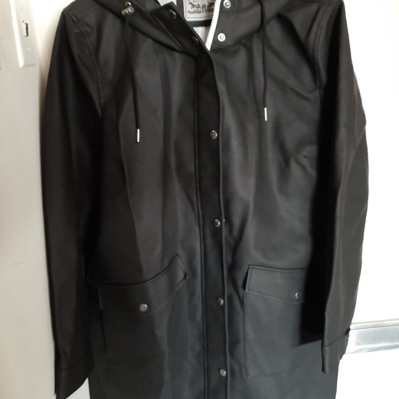 Levi's Women's Hooded Faux-Leather Parka Coat sz XXL - Picture 5 of 6